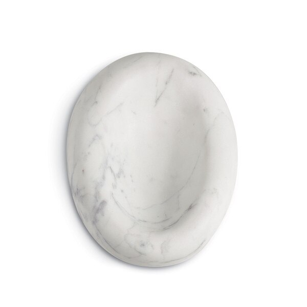 Lagoon Marble Bowl (White) Macro 2